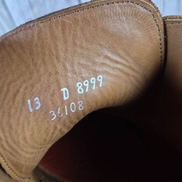 Allen Edmonds Gobi Brown Leather Chukka Boots Men's Sz 13 D (VGC) - Picture 9 of 9